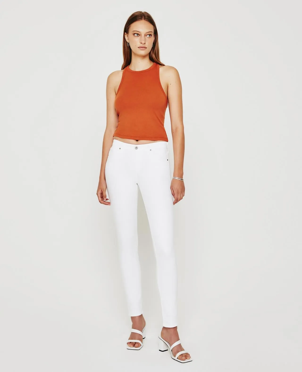 AG Jeans Prima in White