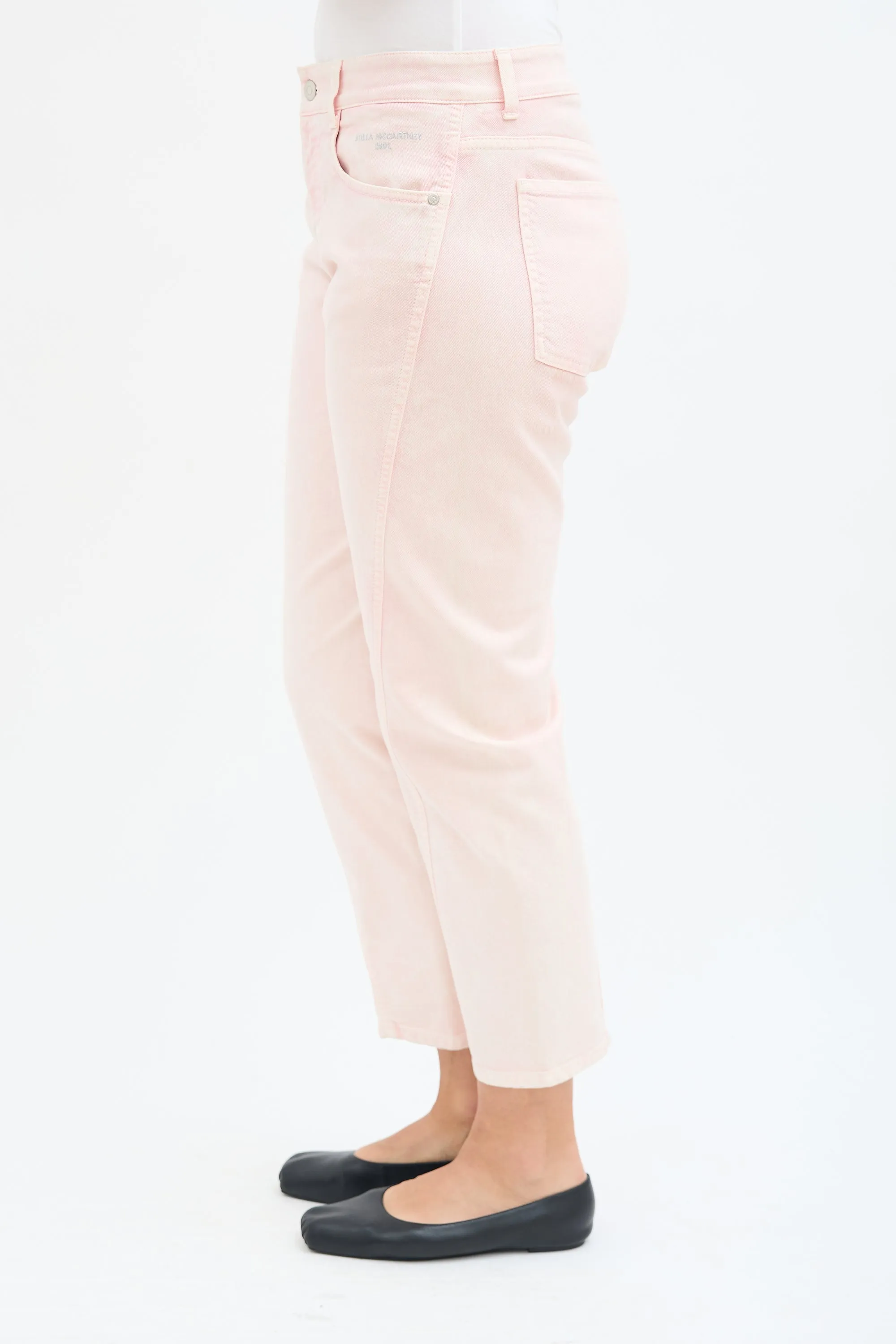 Asymmetrical Seam Jeans