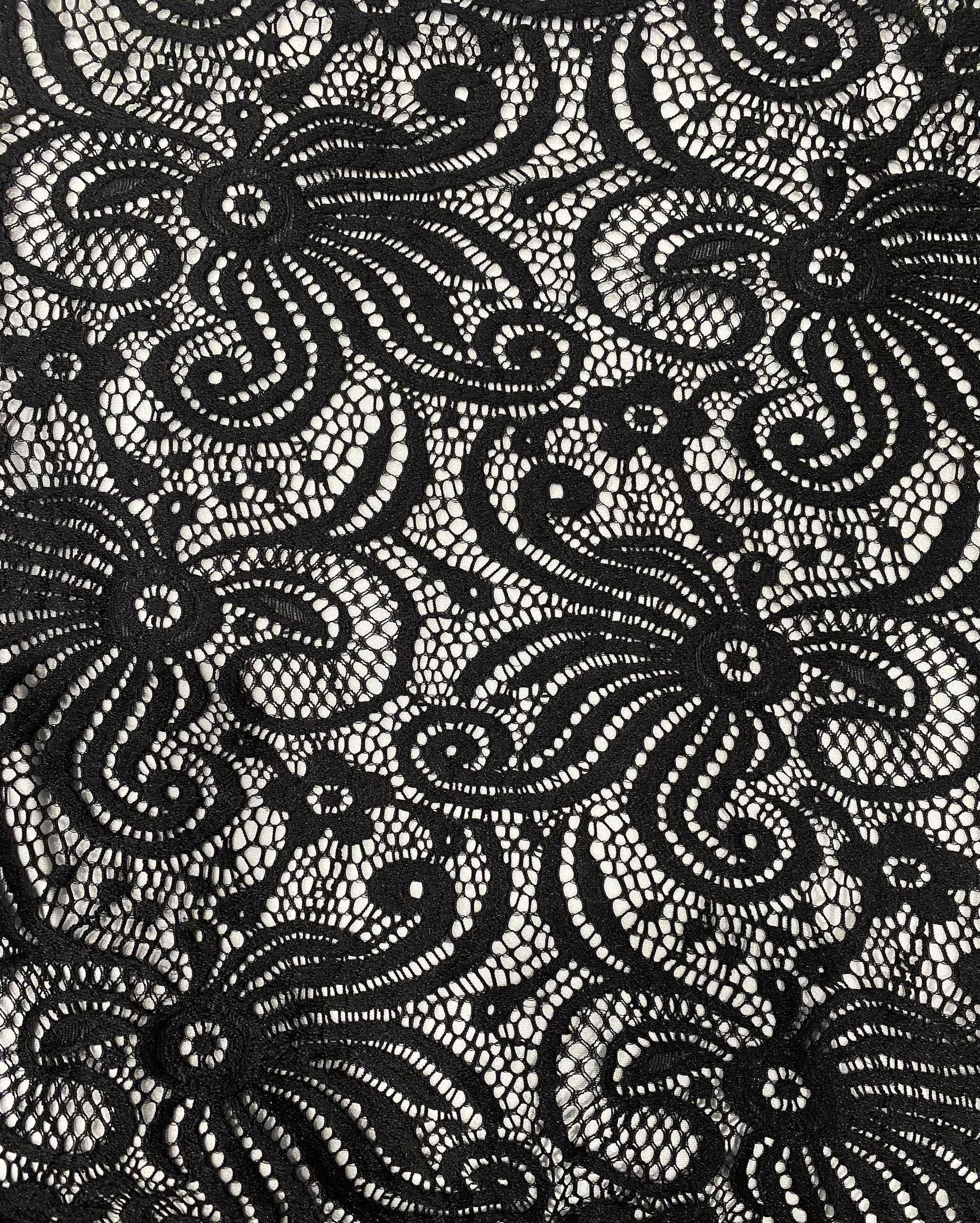 Black Lace Bike Shorts