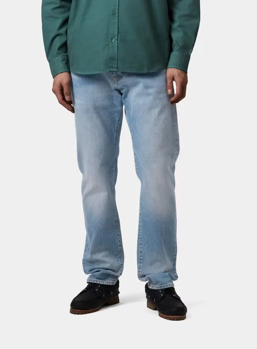 Carhartt WIP Klondike Pant mid used washed Blue
