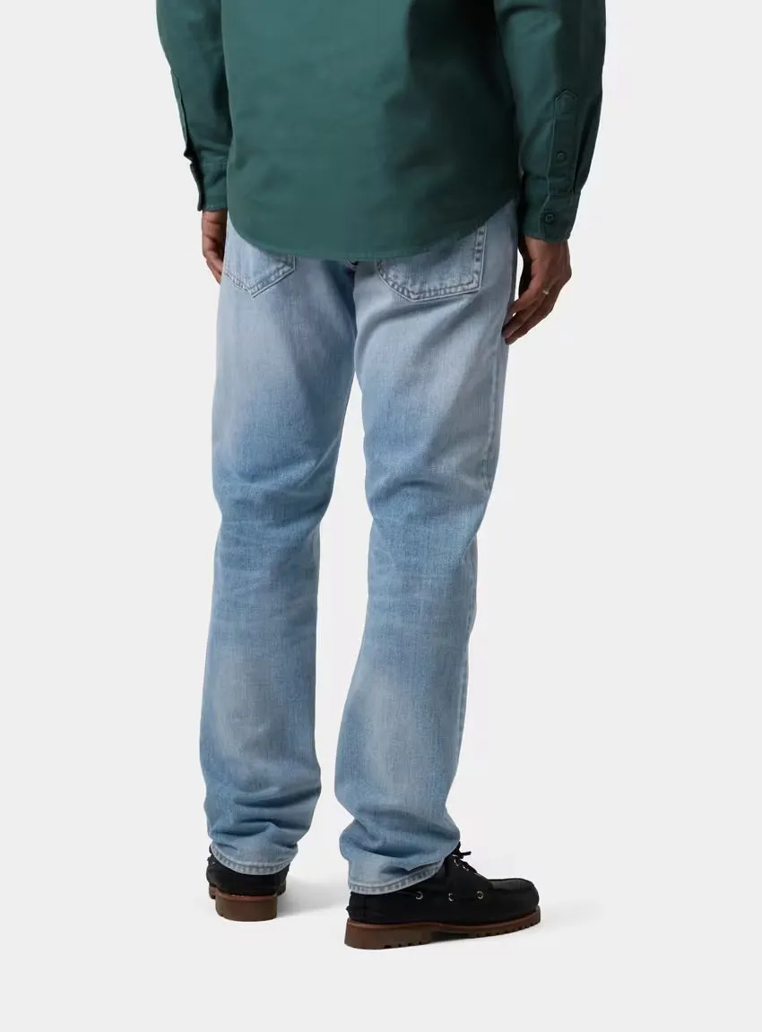 Carhartt WIP Klondike Pant mid used washed Blue