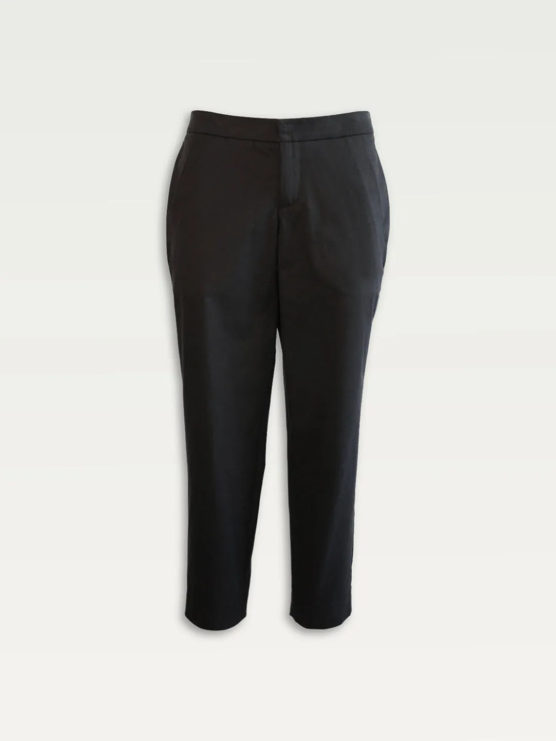 Cotton Tapered Slack Black