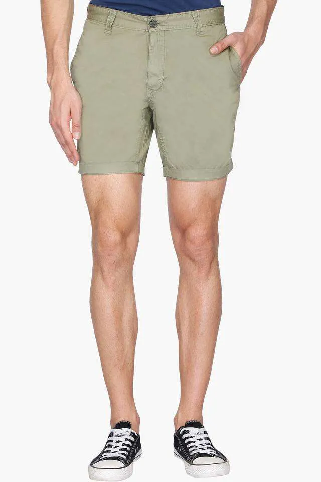 Life Mens 3 Pocket Solid Shorts