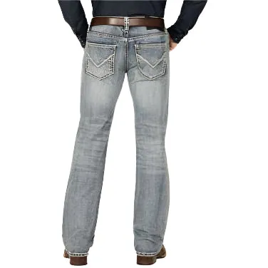 Men's Rock and Roll Regular Fit Stackable Boot Cut Jeans BMSPD03658