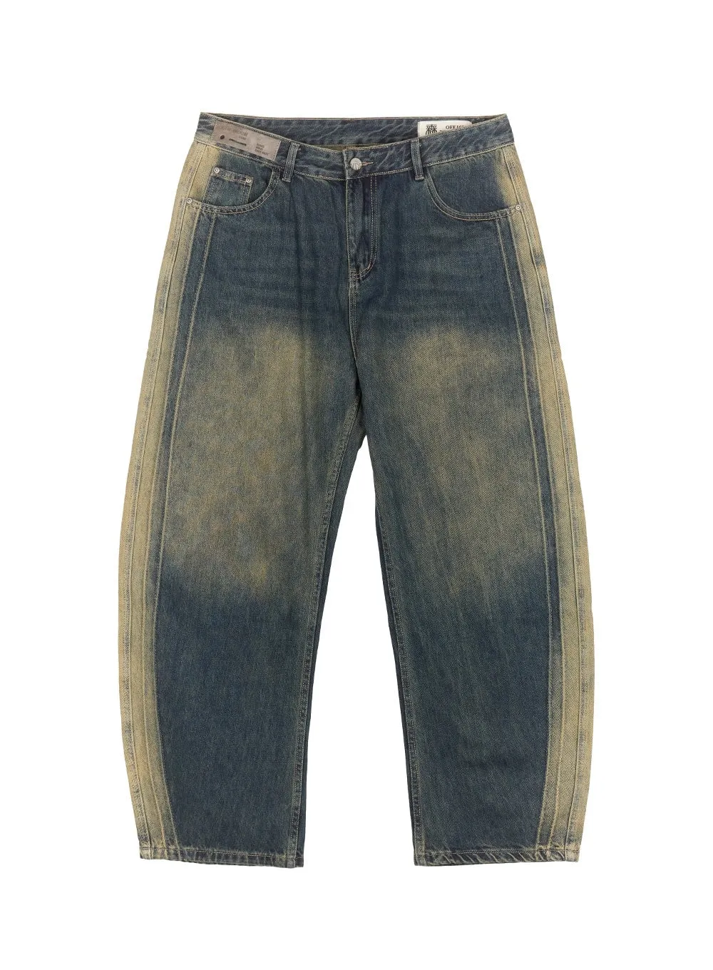Men's Vintage Straight-Leg Jeans IA510