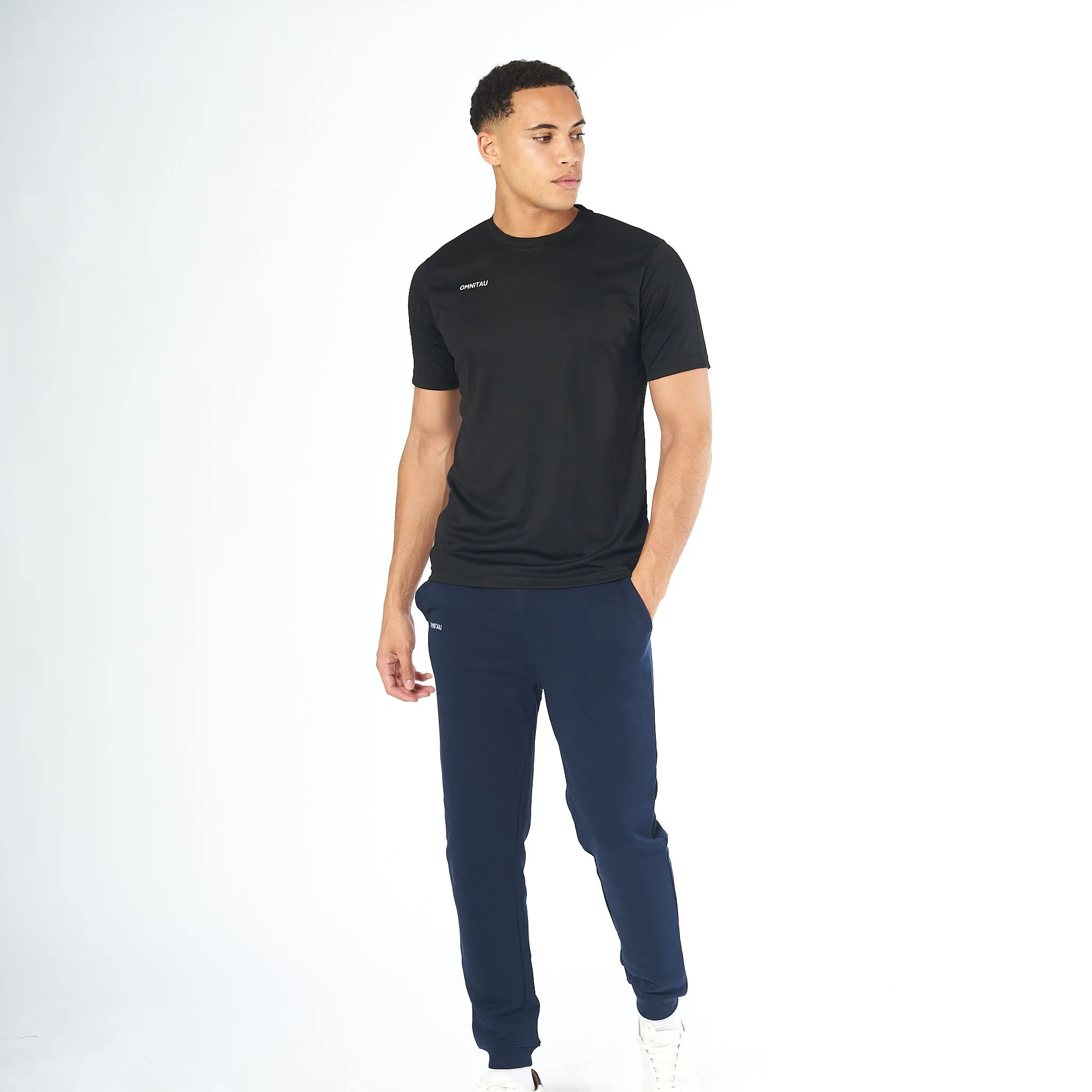 Omnitau Adult's Team Sports Organic Cotton Sweat Pants - Navy
