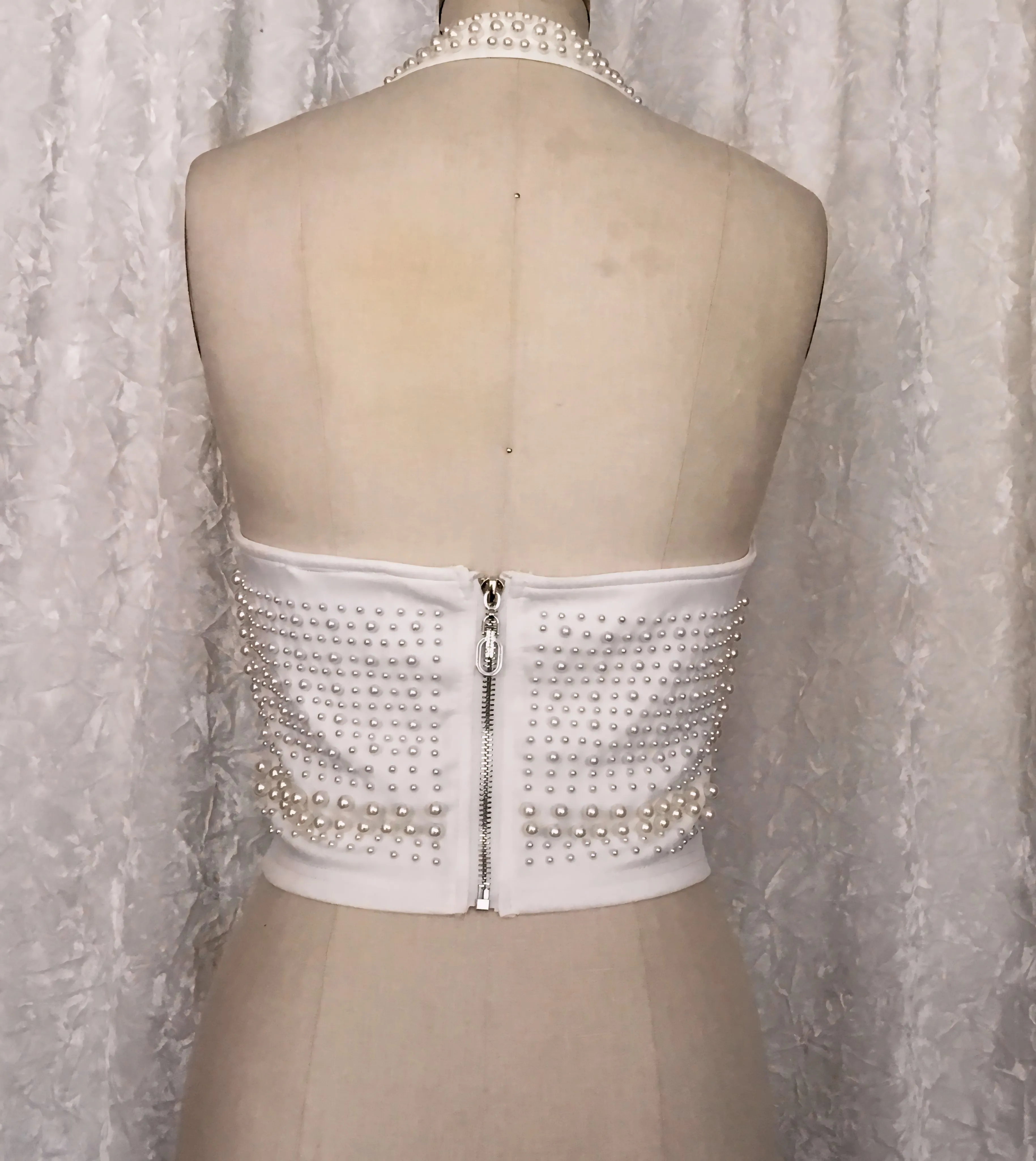 Pearl Halter Top - Perlas