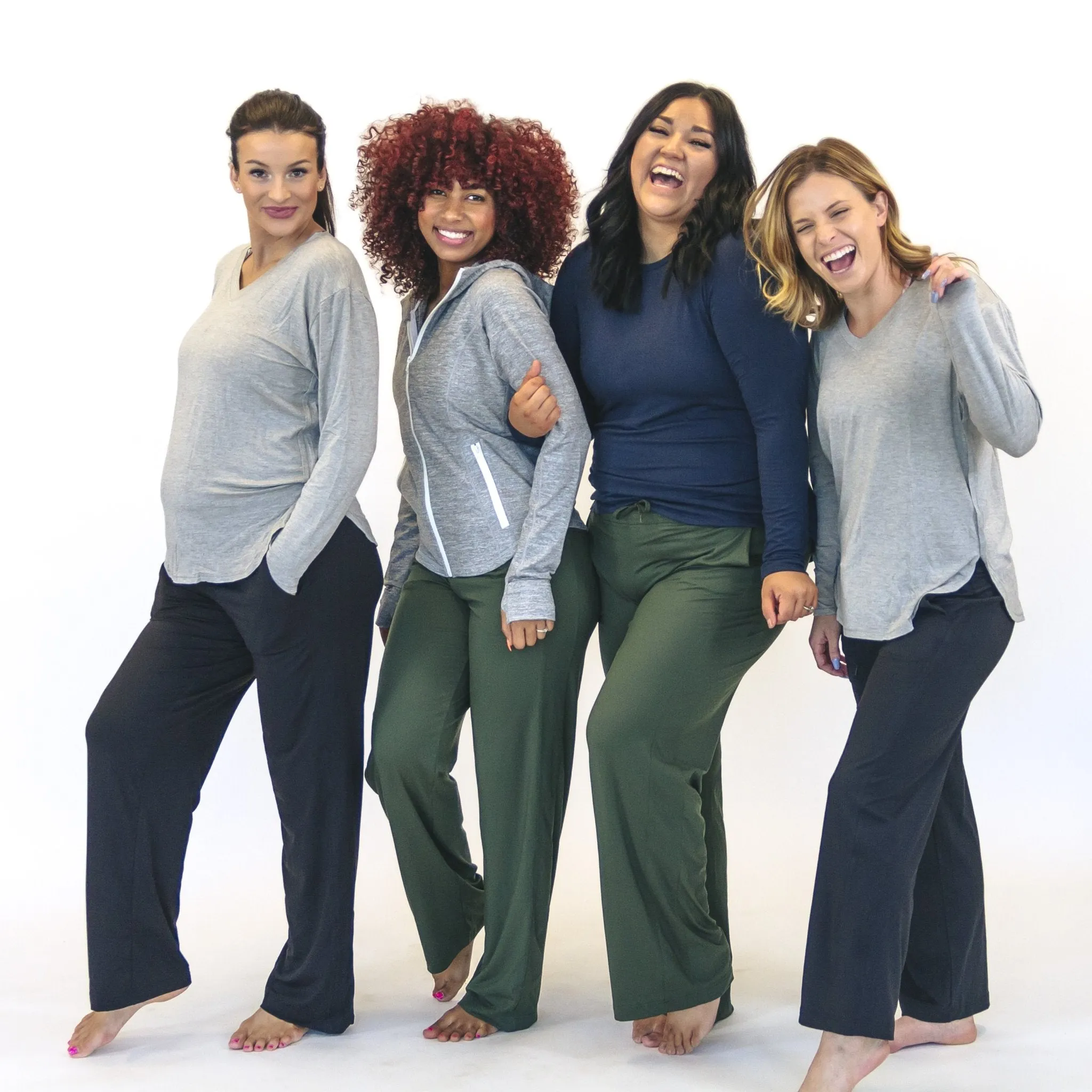 Wide Leg Lounge Pants - Black - FINAL SALE