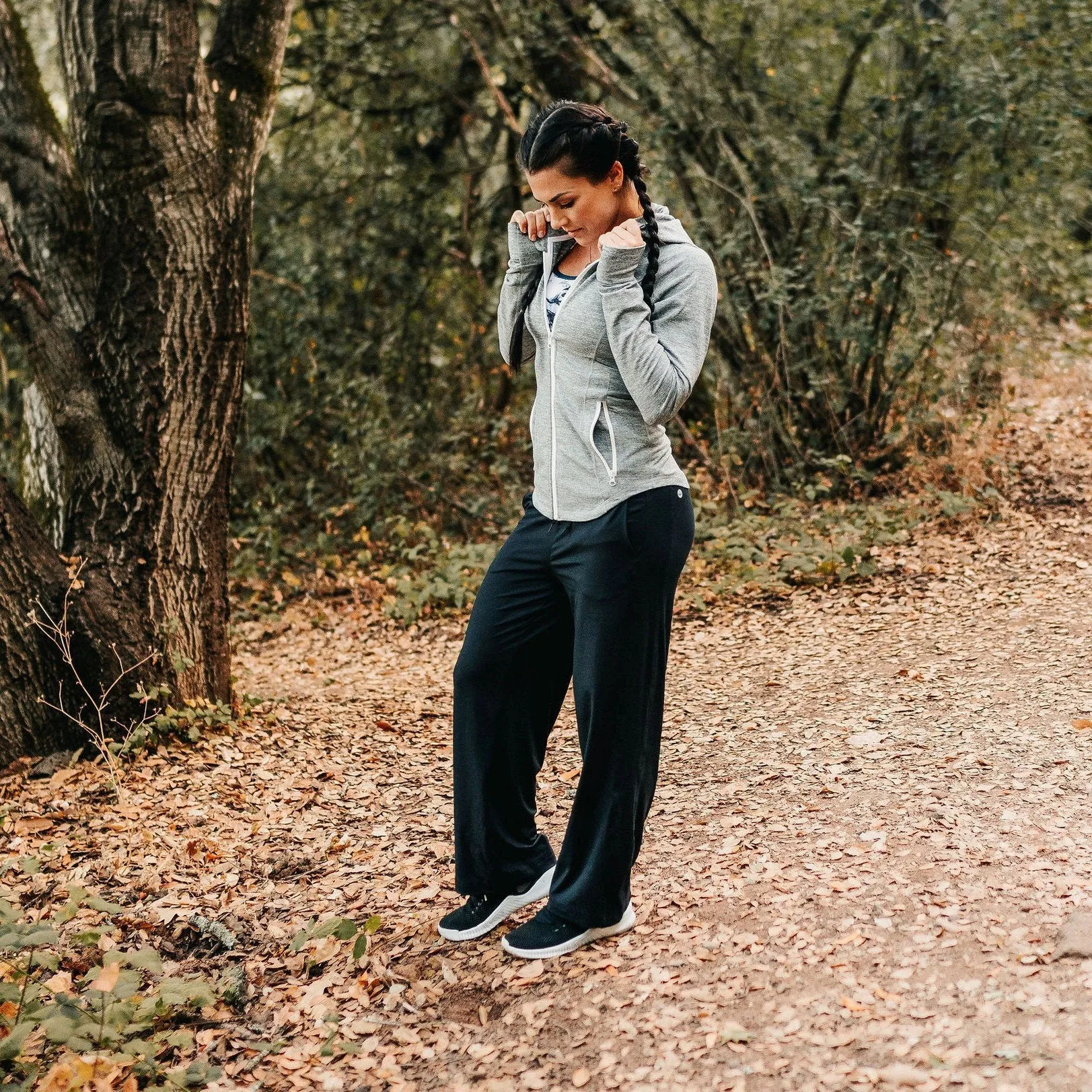 Wide Leg Lounge Pants - Black - FINAL SALE